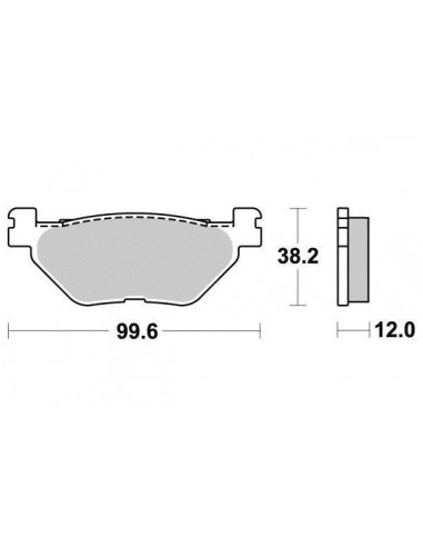 Plaquettes de frein Arrière Ferodo TMAX 560 TMAX 530 TMAX 500