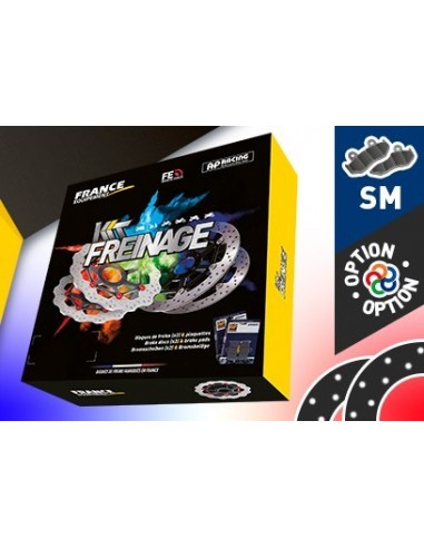 Kit frein disques et plaquettes TMAX 560 TMAX 530 AP RACING